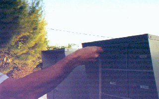 Mailing the check for Cozy IV plans. Feb '99'