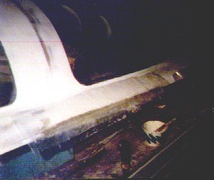 here's the canopy lip part done. It looks great now it's finished, but it was a lot of messing
