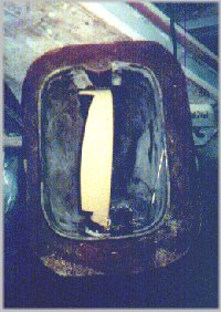 the wheel pant mold halves with the vertical split