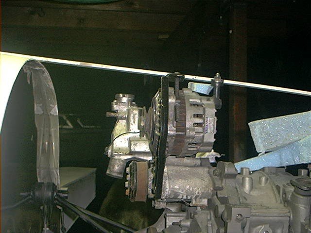 Alternator clearance