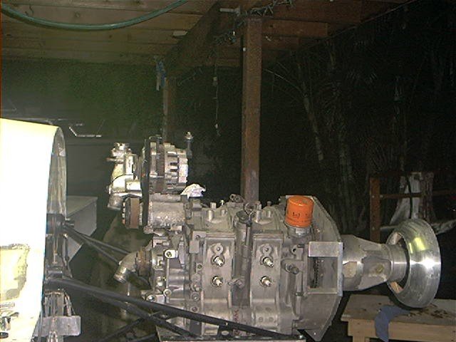 Engine left side