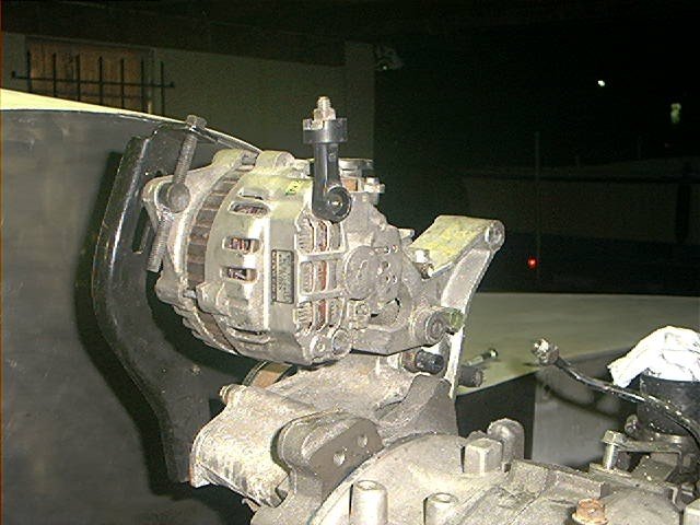 Alternator close up