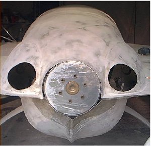 The cowling after fitting