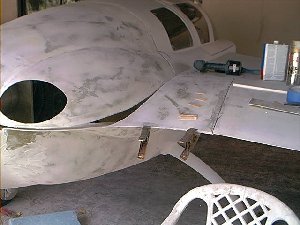 Cutting the upper cowl