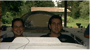 Augusto & Javier (plans # 963) try a Cozy on for size