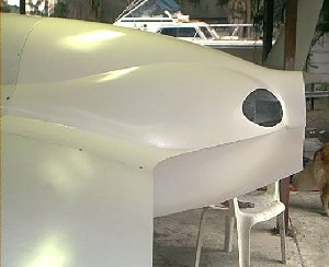 The finished cowling before polishing