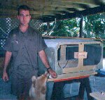 Ed, the UPS guy. He gets a free ride for delivering the airplane