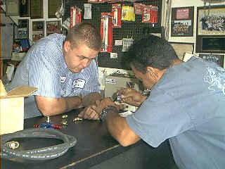 Roger and J discuss intricate details of the redrive oil return plumbing