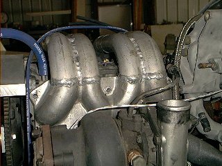 The intake fitted. Still needs some final clean-up